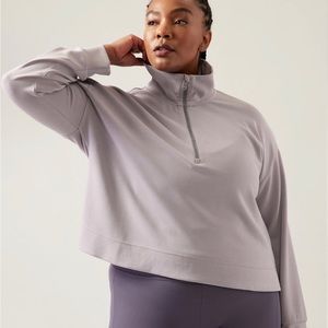 Athleta Seasoft Quarter Zip